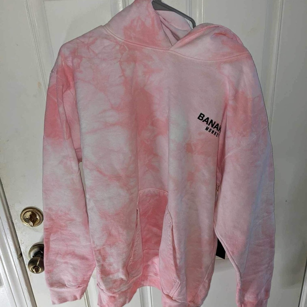 Banana monkey strawberry milkshake hoodie Sz XL